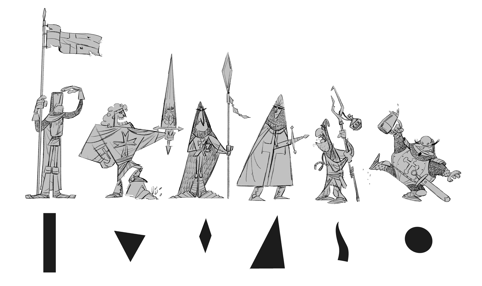 Image result for shape language character design